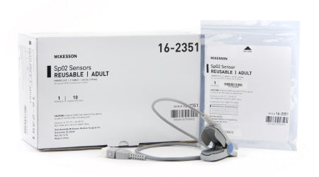 SpO2 Sensor McKesson 3 Foot Cord Finger