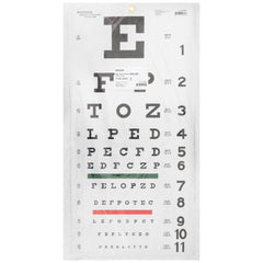 Eye Chart McKesson 20 Foot Measurement Acuity Test