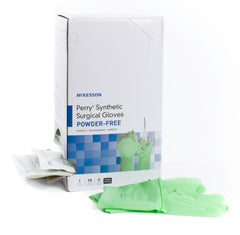 Surgical Glove McKesson Perry® Performance Plus Size 9 Sterile Polyisoprene Standard Cuff Length Smooth Green Chemo Tested