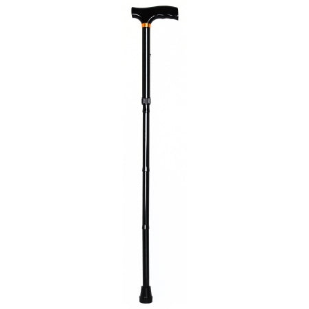 Folding Cane McKesson Aluminum 33 to 37 Inch Height Black