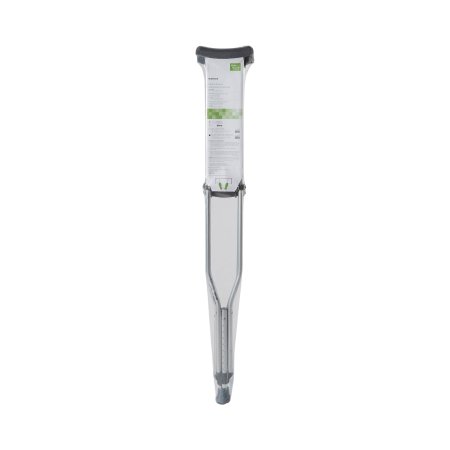 Underarm Crutches McKesson Aluminum Frame Tall Adult 350 lbs. Weight Capacity Push Button Adjustment