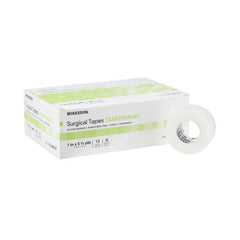 Medical Tape McKesson Porous Plastic / Silicone 1 Inch X 5-1/2 Yard Transparent NonSterile