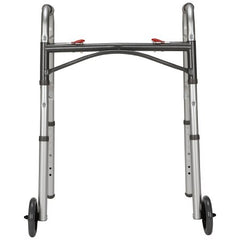 Folding Walker Adjustable Height McKesson Aluminum Frame 350 lbs. Weight Capacity 25 to 32-1/4 Inch Height