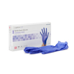 Exam Glove McKesson Confiderm® 3.0 Small NonSterile Nitrile Standard Cuff Length Textured Fingertips Blue Not Rated