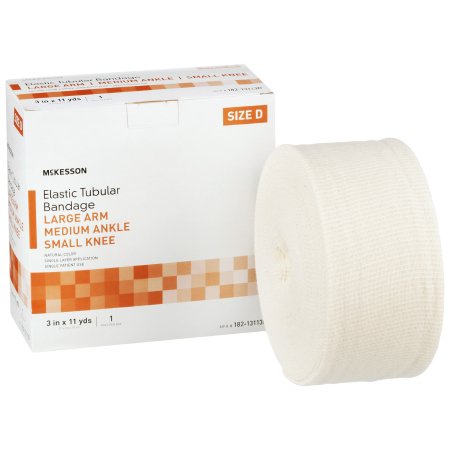 Elastic Tubular Support Bandage McKesson Spandagrip™ 3 Inch X 11 Yard Large Arm / Medium Ankle / Small Knee Standard Compression Pull On Natural Size D NonSterile