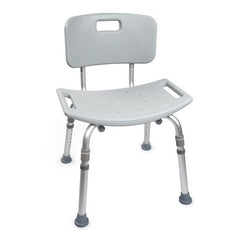 Bath Bench McKesson Without Arms Aluminum Frame Removable Backrest 19-1/4 Inch Seat Width
