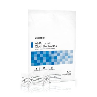 ECG Snap Electrode McKesson Monitoring Non-Radiolucent Cloth Backing 50 per Pack