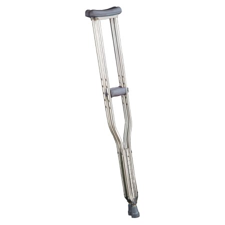 Underarm Crutches Cypress Aluminum Frame Tall Adult 300 lbs. Weight Capacity Push Button Adjustment