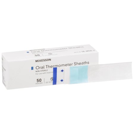 Oral Thermometer Probe Cover McKesson For use with Mercury Thermometer 50 per Box