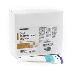 Oral Thermometer Probe Cover McKesson For use with Digital Thermometer 100 per Box