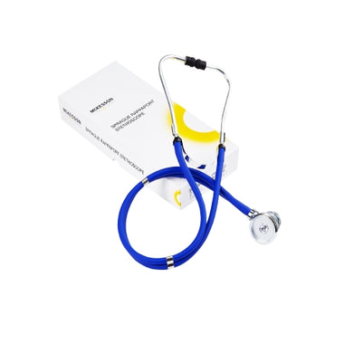 Sprague Stethoscope McKesson LUMEON Royal Blue 2-Tube 22 Inch Tube Double-Sided Chestpiece