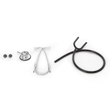 Classic Stethoscope McKesson Black 1-Tube 22 Inch Tube Double-Sided Chestpiece