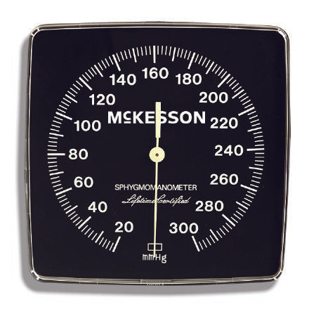 Blood Pressure Gauge McKesson LUMEON™ For use with McKesson Lumeonâ„¢ Wall Aneroid Sphygmomanometer MFR # 01-750W-11ABKGM and McKesson Lumeonâ„¢ Mobile Aneroid Sphygmomanometer MFR # 01-752M-11ABKGM