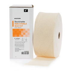 Bias Cut Stockinette McKesson Cotton 4 Inch X 50 Yard Size 1 Beige NonSterile