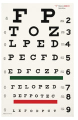 Eye Chart McKesson 20 Foot Measurement Acuity Test