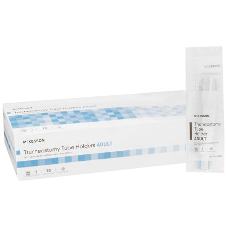 Tracheostomy Tube Holder McKesson One Size Fits Most Flexible Material Adult Adjustable