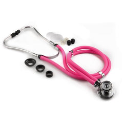 Sprague Stethoscope McKesson LUMEON Pink 2-Tube 22 Inch Tube Double-Sided Chestpiece