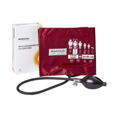 Blood Pressure Cuff and Bulb McKesson LUMEON Adult Arm Large Cuff 34 - 50 cm Nylon Cuff