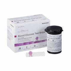 Blood Glucose Test Strips Quintet AC® 50 Strips per Box Minimal sample size of 1 ?L For Quintet AC® Blood Glucose Monitor