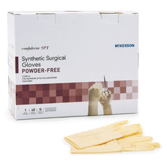 Surgical Glove McKesson Confiderm® SPT Size 8 Sterile Polychloroprene / Polyisoprene Standard Cuff Length Textured Fingertips Yellow Not Chemo Approved