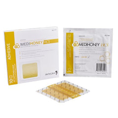 Wound Dressing MEDIHONEY® HCS 4-1/2 X 4-1/2 Inch Square