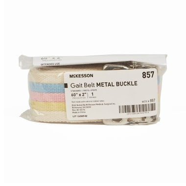 Gait Belt McKesson 60 Inch Length Pastel Stripe
