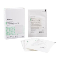 Alginate Dressing McKesson 2 X 2 Inch Square Calcium Alginate Sterile