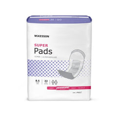 Bladder Control Pad McKesson Super 8-1/2 Inch Length Moderate Absorbency Polymer Core One Size Fits Most