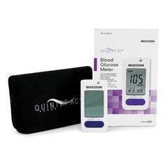 Blood Glucose Meter QUINTET AC® 5 Second Results Stores Up To 500 Results with Date and Time Auto Coding