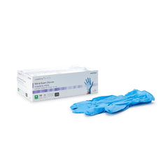 Exam Glove McKesson Confiderm® 6.5CX Medium NonSterile Nitrile Extended Cuff Length Textured Fingertips Blue Chemo Tested