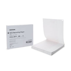 Diagnostic Recording Paper McKesson Thermal Paper 8-1/2 Inch X 183 Foot Z-Fold Red Grid