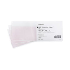 Diagnostic Recording Paper McKesson Thermal Paper 8-1/2 Inch X 183 Foot Z-Fold Red Grid