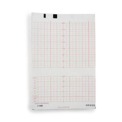 Fetal Diagnostic Monitor Recording Paper McKesson Thermal Paper 5.9 Inch X 49 Foot Z-Fold Red Grid
