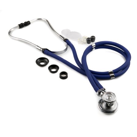Sprague Stethoscope McKesson LUMEON Blue 2-Tube 22 Inch Tube Double-Sided Chestpiece