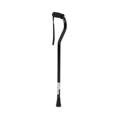 Offset Cane Aluminum 30 to 39 Inch Height Black